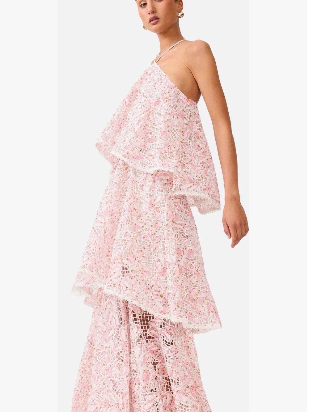 Elliatt Valencia Floral Tiered Gown - Picture 4 of 7